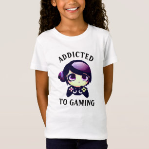 Camiseta Chica Kawaii Anime Jugadora