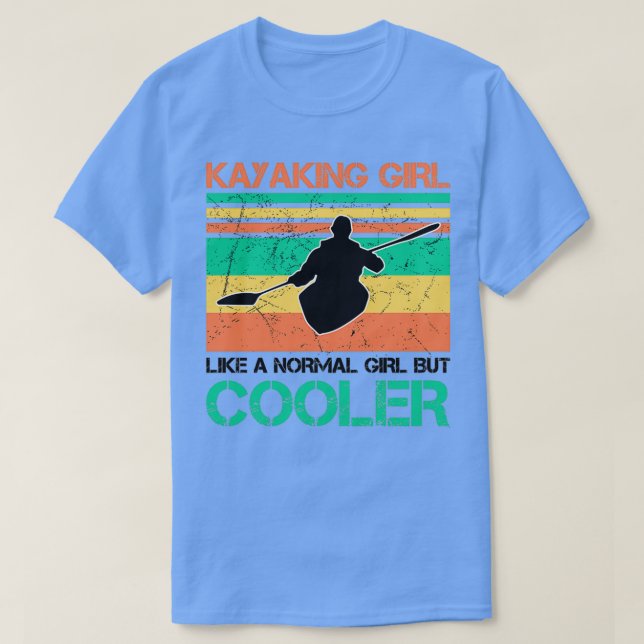 Camiseta chica kayak (Diseño del anverso)