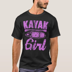 Camiseta Chica Kayak: Mujeres con problemas retro Kayak Kay