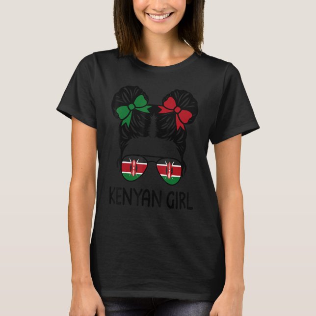 Camiseta Chica keniano desordenado pozo keniano orgullo pat (Anverso)