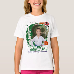 Camiseta Chica Kyokushin Cinturón Verde Personalizado Equip
