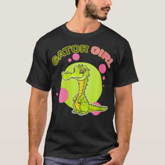 Camiseta Chica Lady Lake Alligator Reptiles Zoo