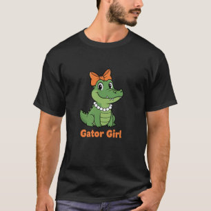 Camiseta Chica Lagarto Caimán Lindo Profesora Escuela Jungl
