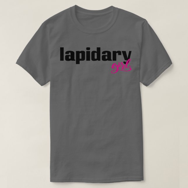 Camiseta Chica lapidario (Diseño del anverso)