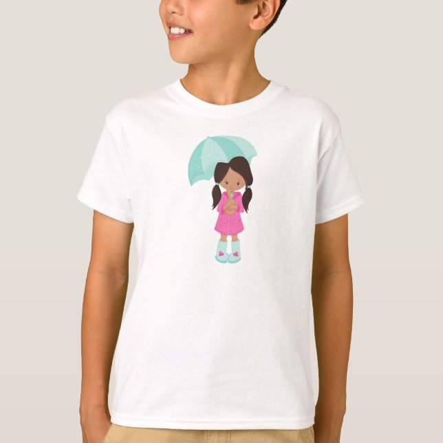 Camiseta Chica Latina, Chica En El Tirador, Chica Con Parag (Anverso)