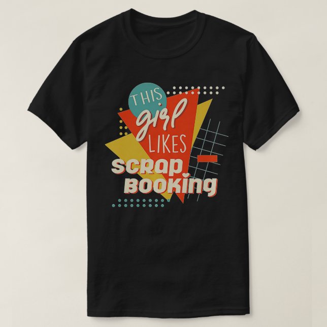 Camiseta Chica Le Gusta Scrapbooking Hobby Designer Premium (Diseño del anverso)
