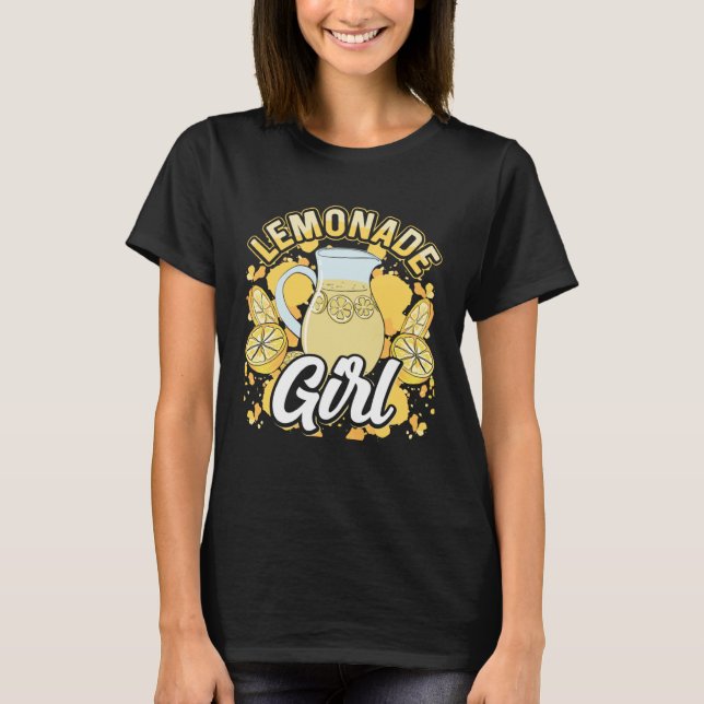 Camiseta Chica Lemonade Stand Jefe (Anverso)