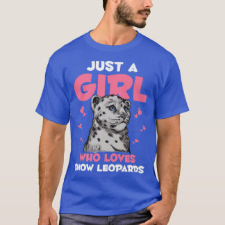 Camiseta Chica Leopardos de la Nieve Gatito y Gato Amante