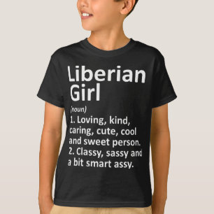 Camiseta Chica LIBERIANO LIBERIA Regalo Funny Country Home