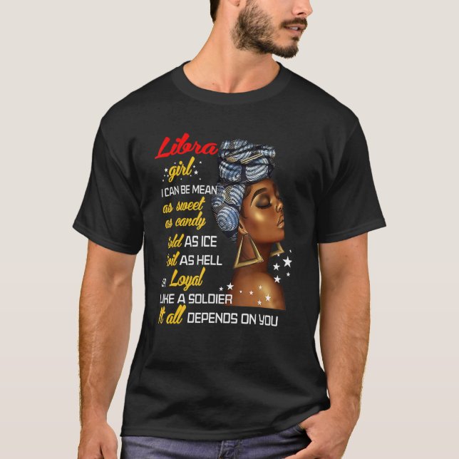 Camiseta Chica Libra De Cumpleaños Mujeres De Septiembre O  (Anverso)
