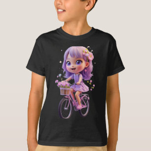 Camiseta Chica linda de primavera con diseño divertido unis