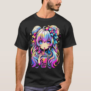 Camiseta Chica lindo bebe burbuja té gracioso amante de Kaw