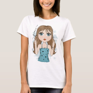 Camiseta Chica lindo paz Ilustracion gráfico paz  paz