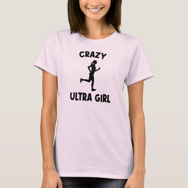 Camiseta Chica Loca de la Carrera Ultra (Anverso)