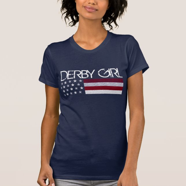 Camiseta Chica los E.E.U.U. de Derby (Anverso)