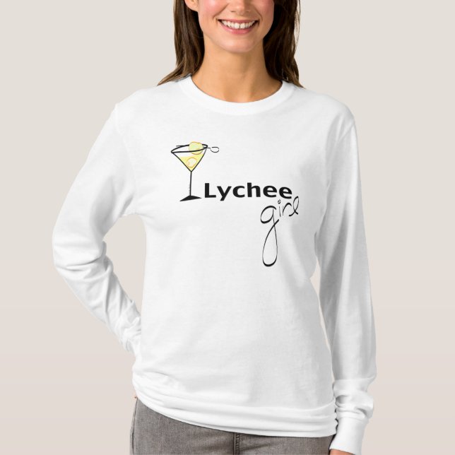 Camiseta Chica Lychee Martini Hoodie (Anverso)