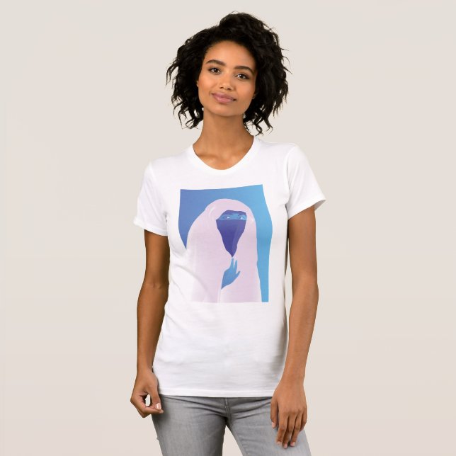 Camiseta chica marroquí en vestido berber amazigh (Anverso completo)