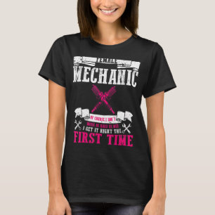 Camiseta Chica Mecánico Femenino Reparación Automática Mecá