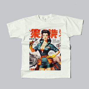 Camiseta Chica mecánico japonés