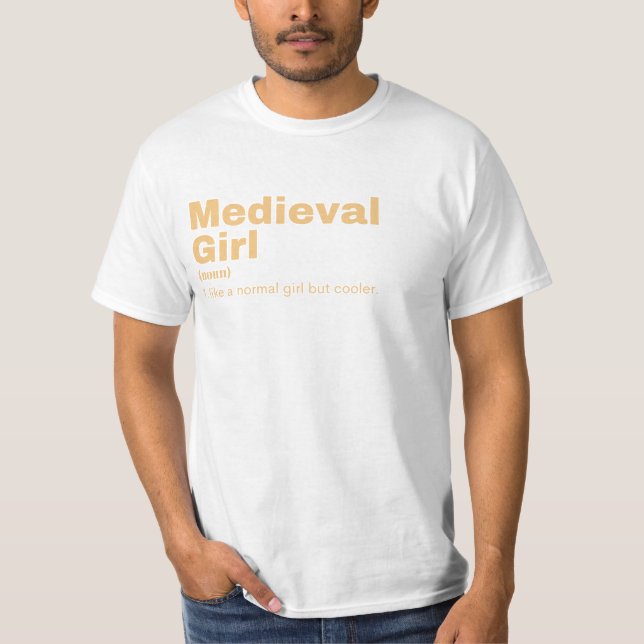 Camiseta Chica medieval - Medieval  (Anverso)
