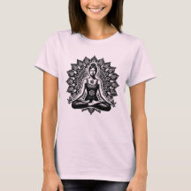 Chica meditando Pose yoga Bienestar espiritual Cal