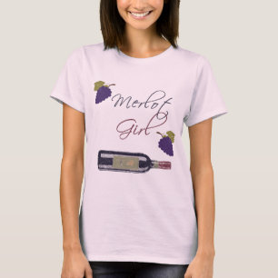 Camiseta Chica Merlot - Amantes del Vino de Colección