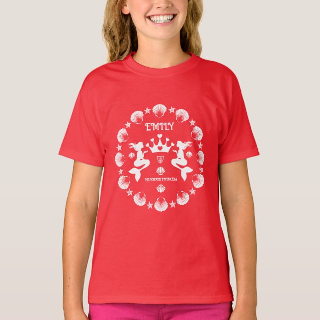 Camiseta Chica Mermaid Princess (Anverso)