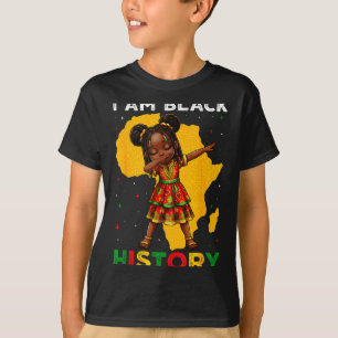 Camiseta Chica Mes de la Historia Negra Afroamericana Afro