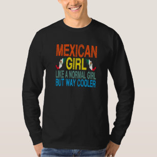 Camiseta Chica Mexicana Bandera De México