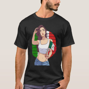 Camiseta Chica mexicana Mexicana Latino Chingona Orgullo Mé