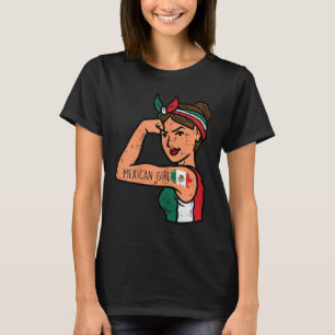 Camiseta Chica mexicana Mujer Rosie Riveter Cinco De Mayo F