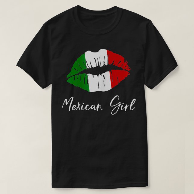 Camiseta Chica mexicana Orgullo Latina Chicas Litros (Diseño del anverso)