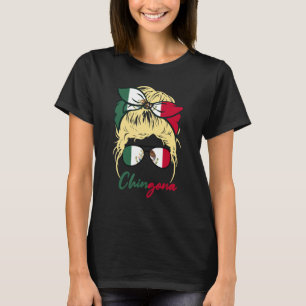 Camiseta Chica mexicano Chingona Light Hair Blona Mexicana 