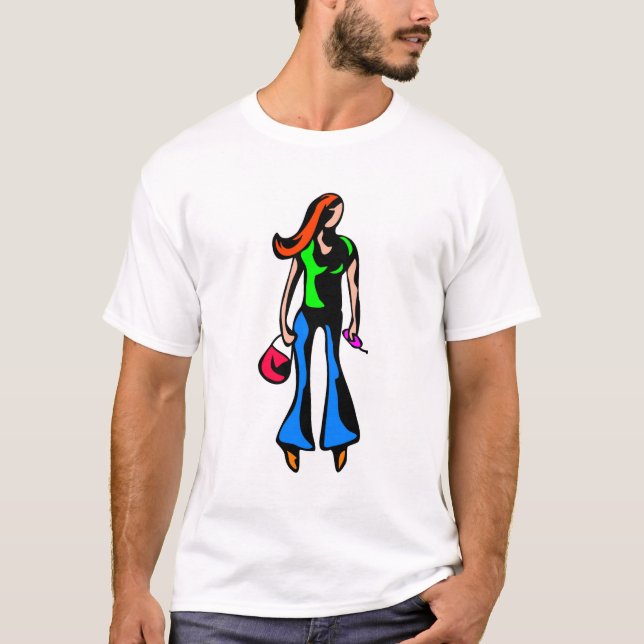 Camiseta Chica moderno (Anverso)