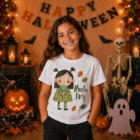 Chica Monstruo de Frankenstein Fiesta de Halloween