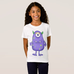 Camiseta chica - Monstruo verde visto