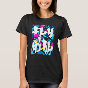 Camiseta Chica mosca 80 Mujeres retro Chicas 90 1