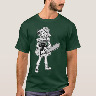 Camiseta Chica Motosierra Punk Goth Horror Fan