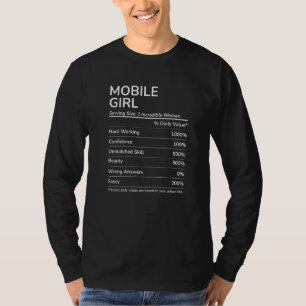 Camiseta Chica móvil divertida de Alabama Premium