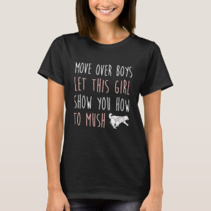 Camiseta Chica Musher Women Sledding Huskies