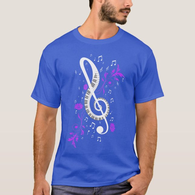 Camiseta Chica musical de compositor musical (Anverso)