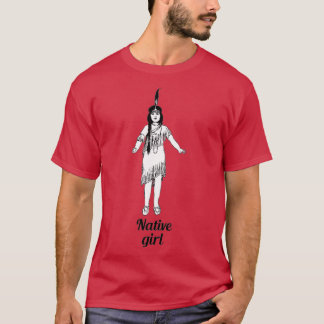 Camiseta Chica nativo americano 7