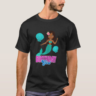 Camiseta Chica negra Cumpleaños Melanin Mujeres Sista Cute 