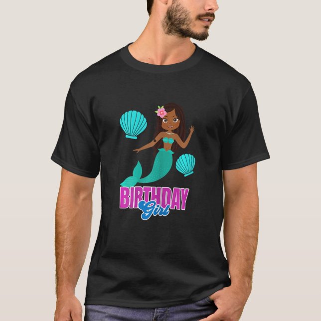 Camiseta Chica negra Cumpleaños Melanin Mujeres Sista Cute  (Anverso)