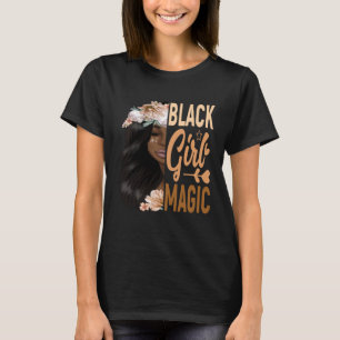 CAMISETA CHICA NEGRA SIENDO MAGIA