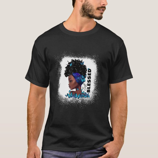 Camiseta Chica negro cristiana reina negra africana (Anverso)