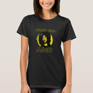 Camiseta Chica negro de mujeres magia