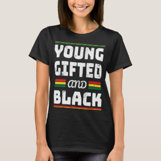 Camiseta Chica negro joven magia e historia negra