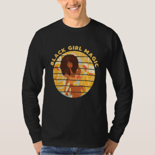 Camiseta Chica negro magia Afro Diva Melanin Reina