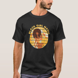 Camiseta Chica negro magia Afro Diva Melanin Reina